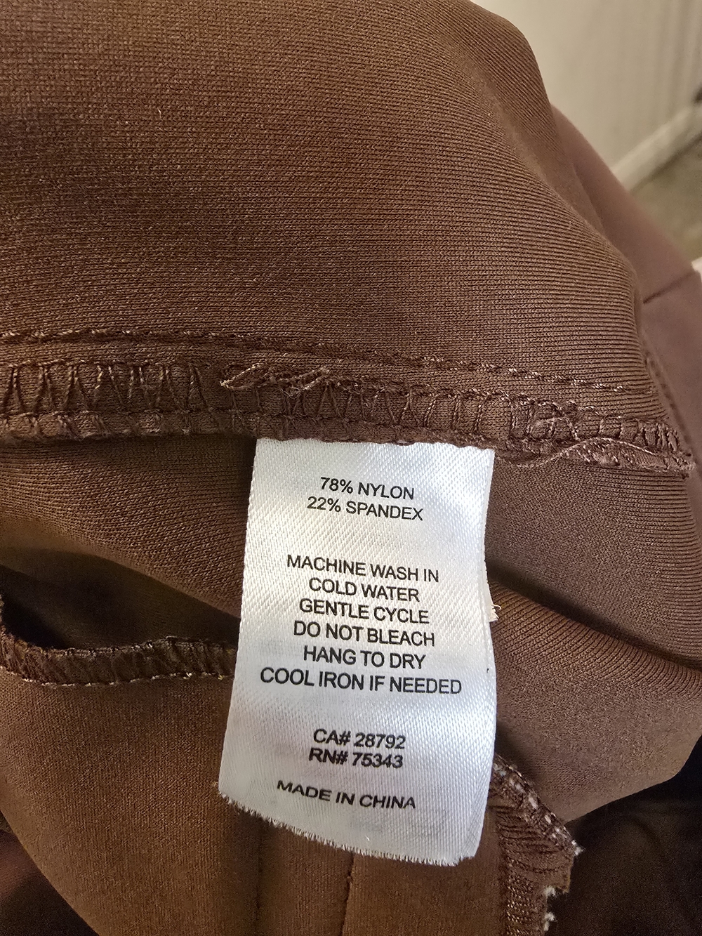 Christian Siriano Brown Straight Leg Pants Size 4 Retro Vintage Y2K Chic - Picture 8 of 8